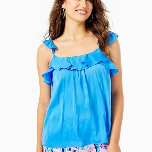 Lilly Pulitzer Cailee Top - Picture 1 of 10
